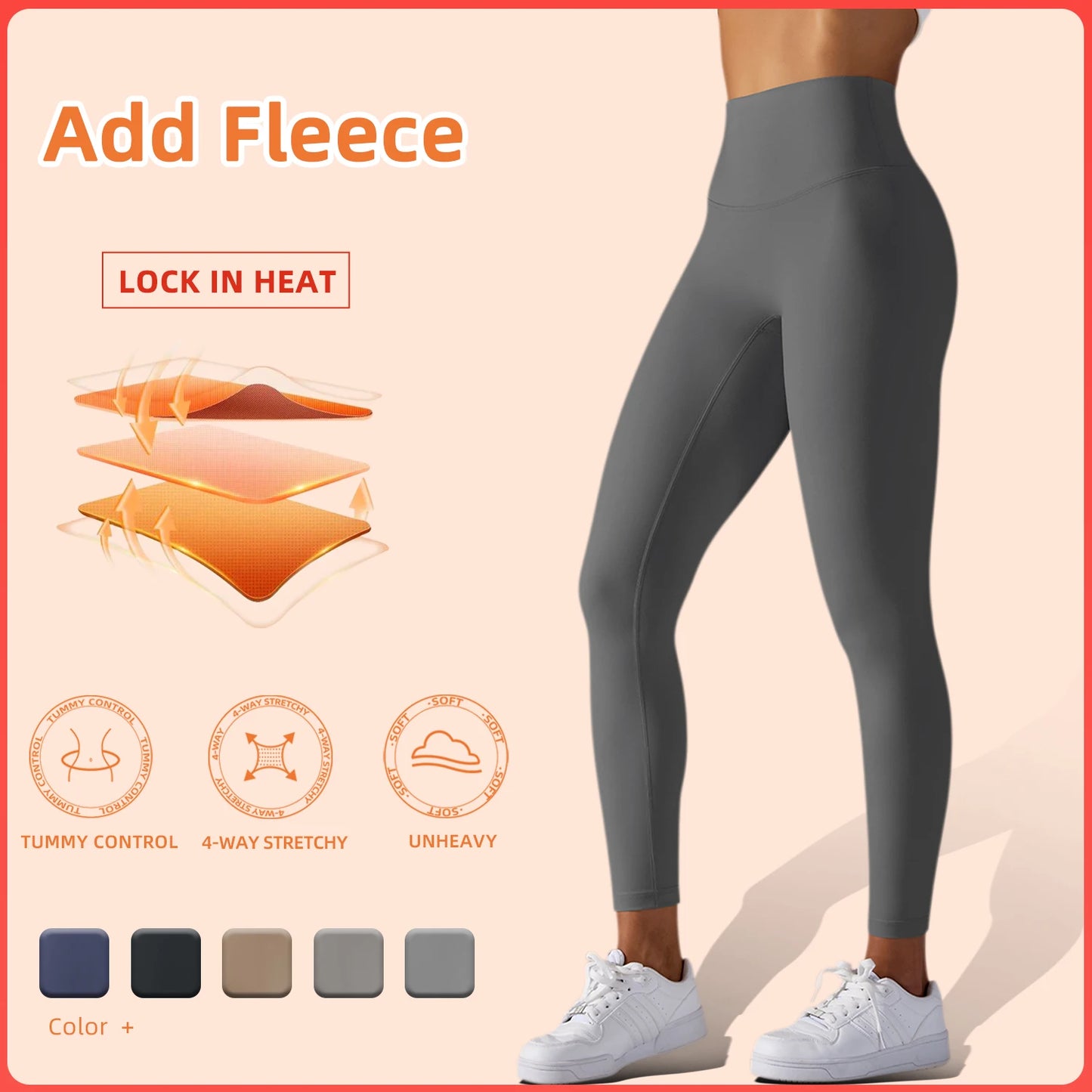 High-Waist Thicken Leggings