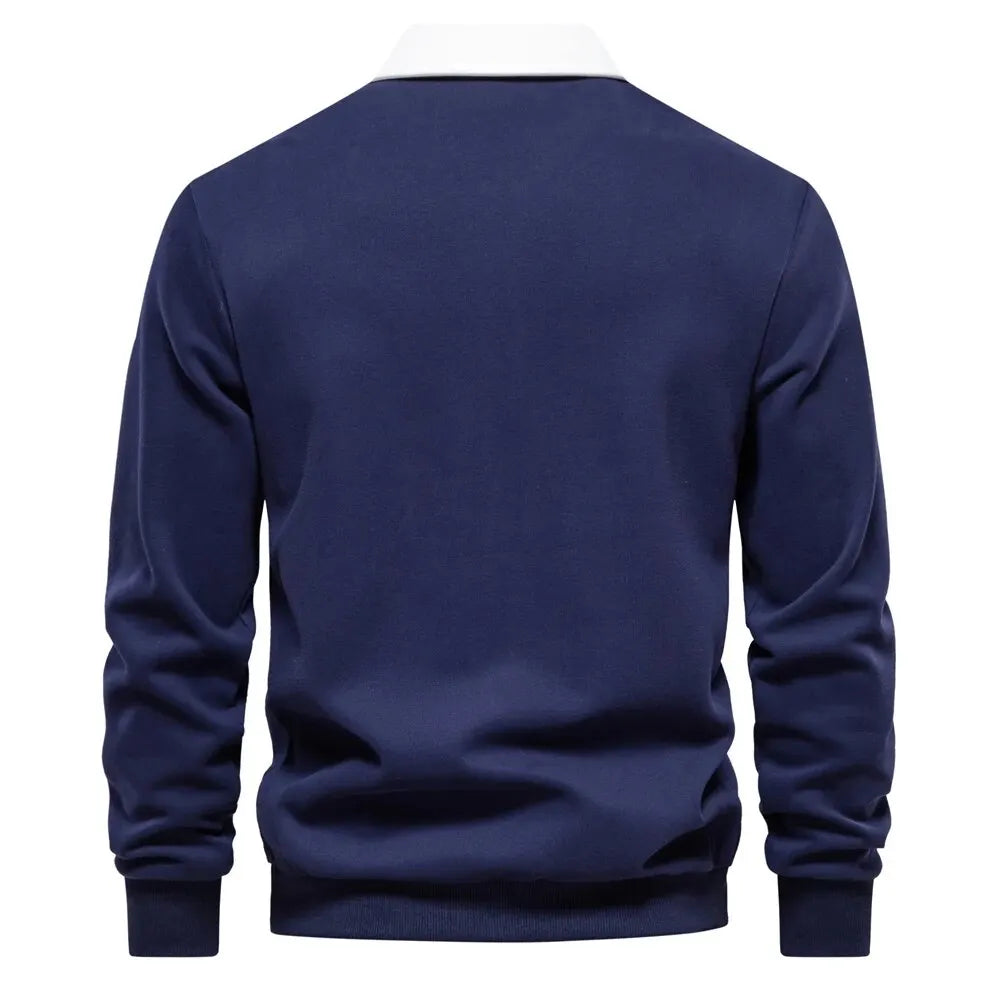 Men’s Polo Neck Sweatshirt