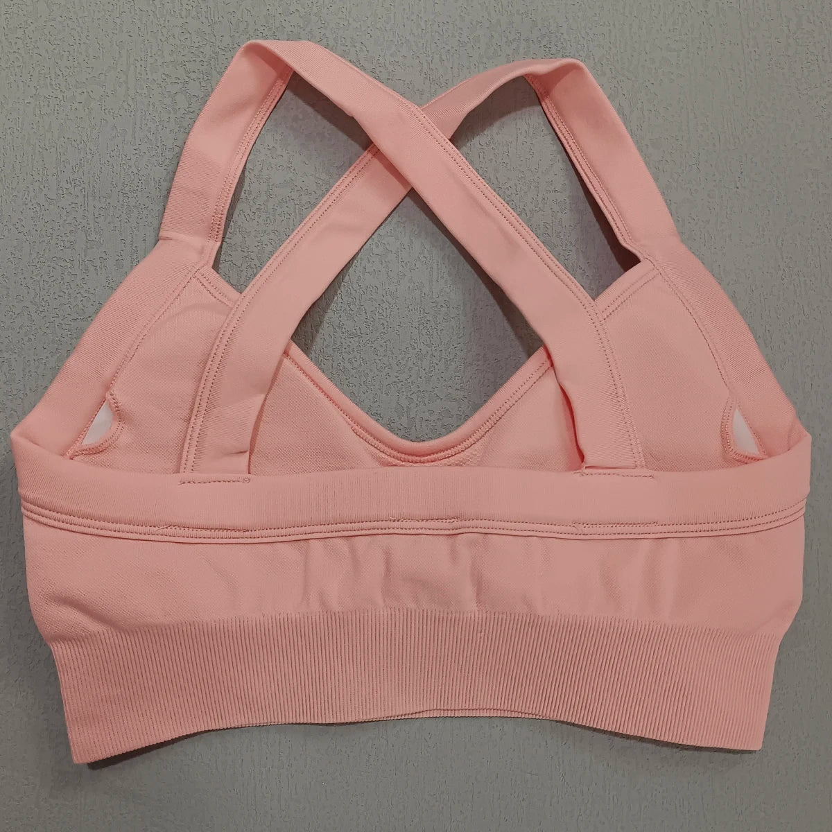 Cross-Back Wide Strap Bra