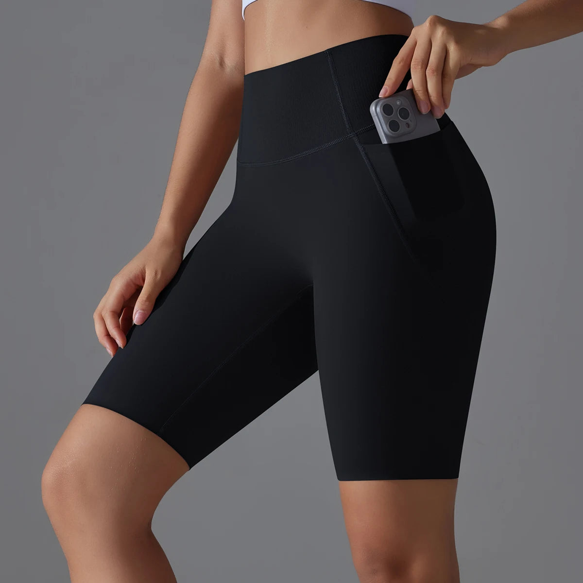 Seamless High-Waist Shorts – Comfortable & Supportive