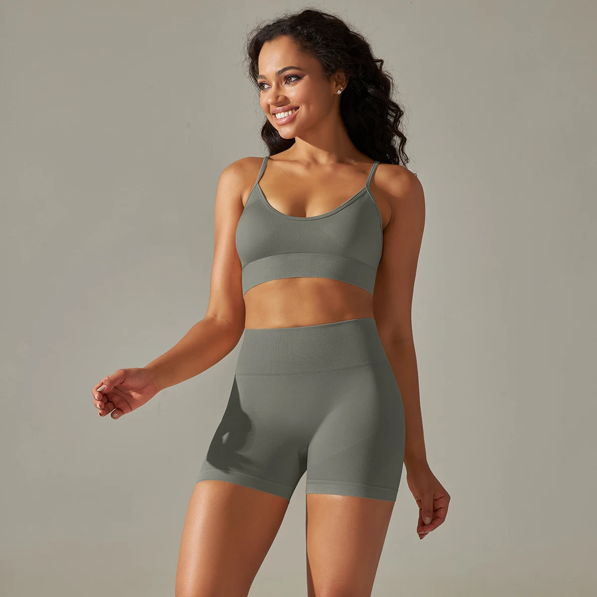 Seamless Camisole & Shorts Set