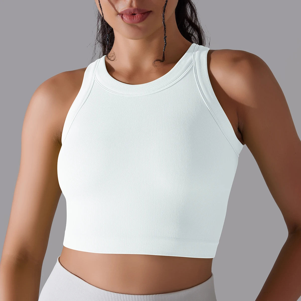 Seamless Padded Crop Top