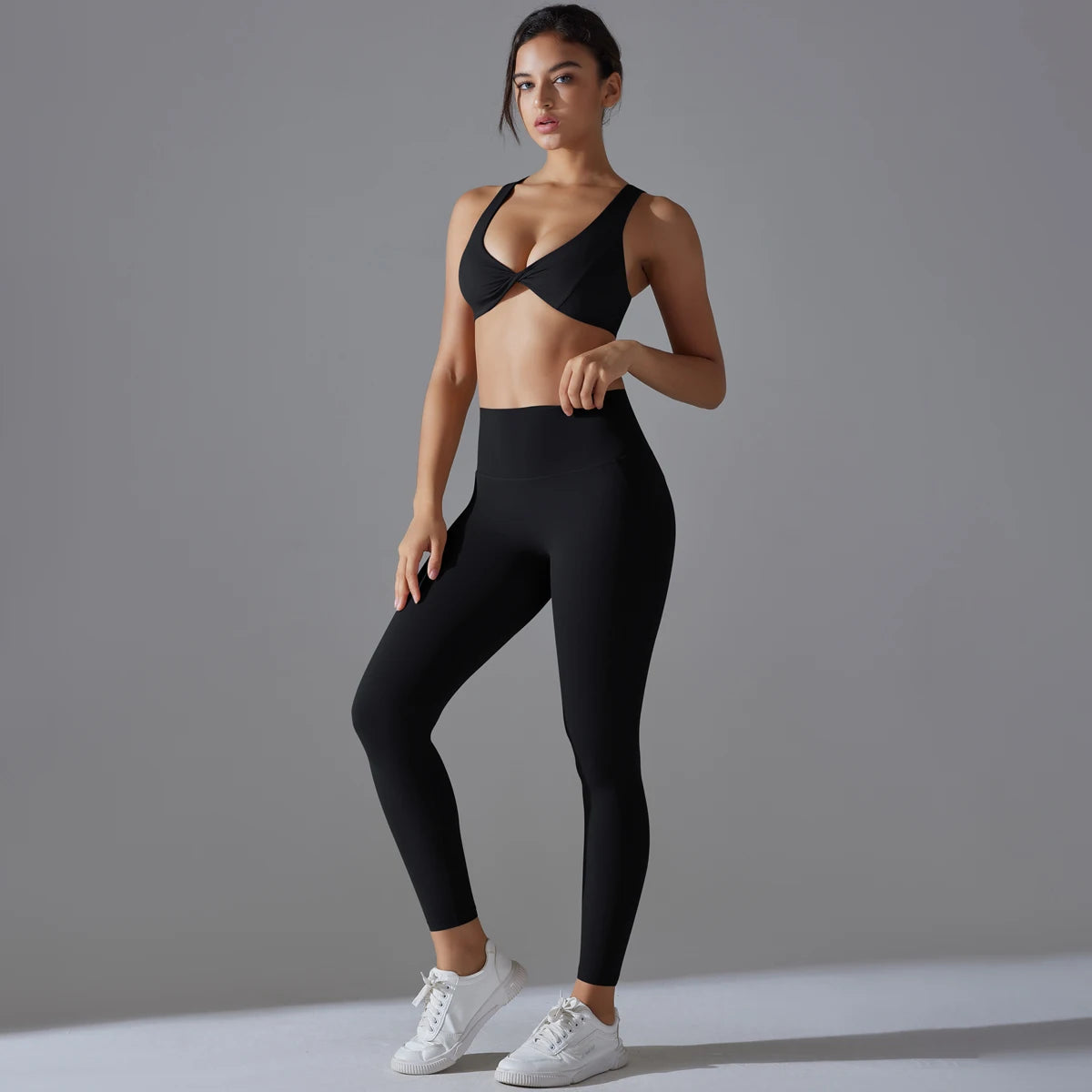 Seamless Push-Up Bra & Leggings Set