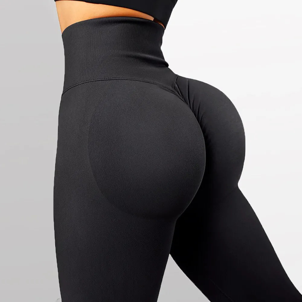 Seamless High-Waist Leggings – Sculpting & Stretchy