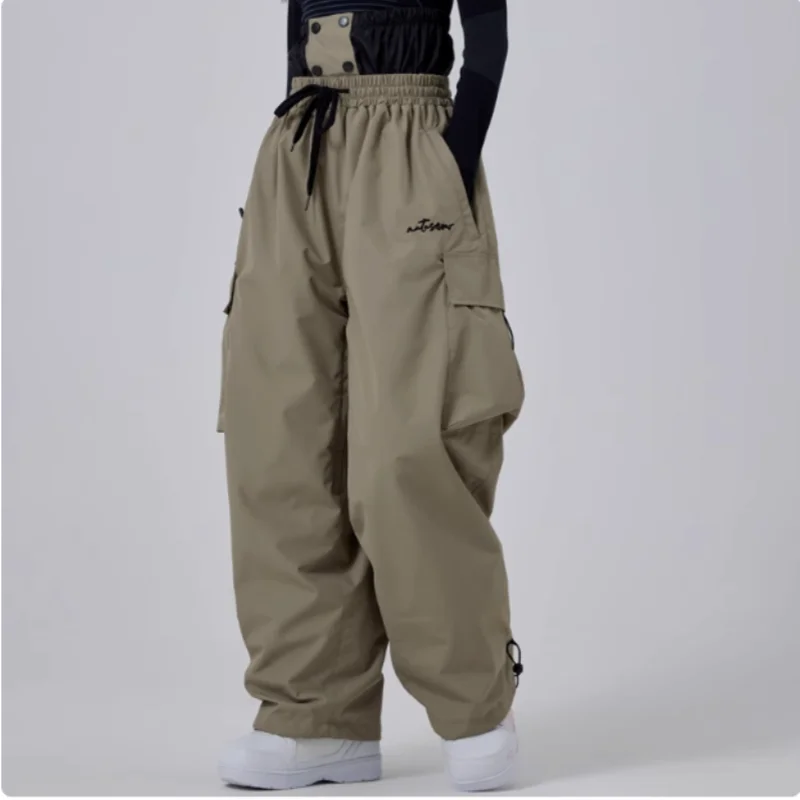 Women's Waterproof Baggy Ski Pants – Windproof & Insulated