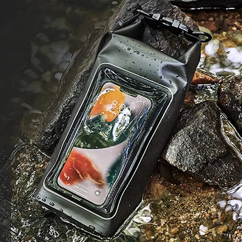 Waterproof Dry Bag with Touchscreen Phone Pocket