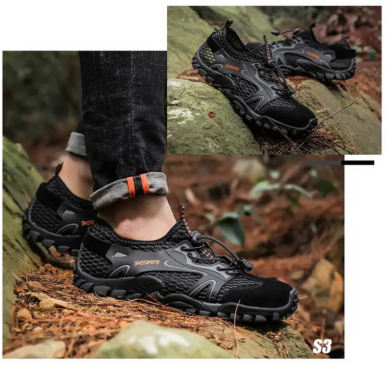 Men’s Outdoor Hiking Shoes – Anti-Slip Trekking Sneakers