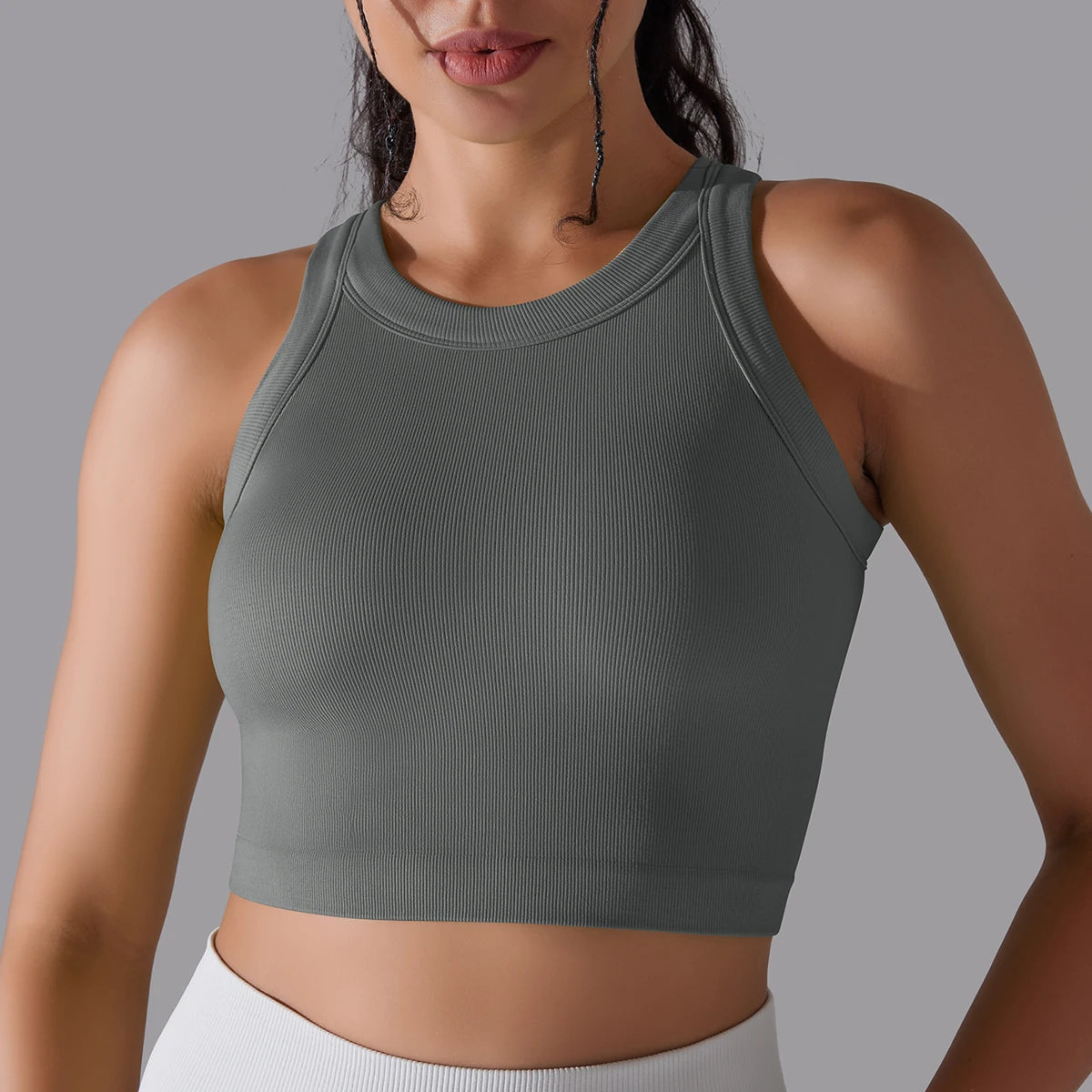 Seamless Padded Crop Top