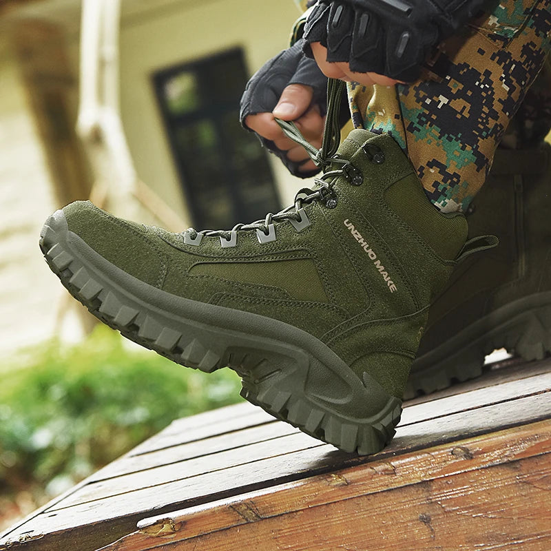 Men’s Tactical Hiking Boots – Military-Grade Anti-Slip Outdoor Boots