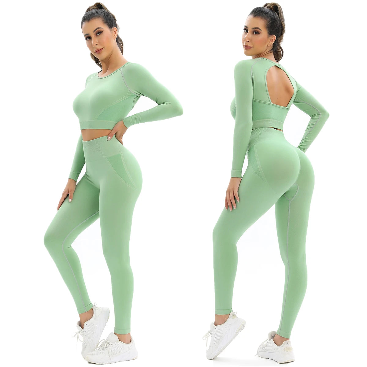 Seamless Long Sleeve & Leggings Set