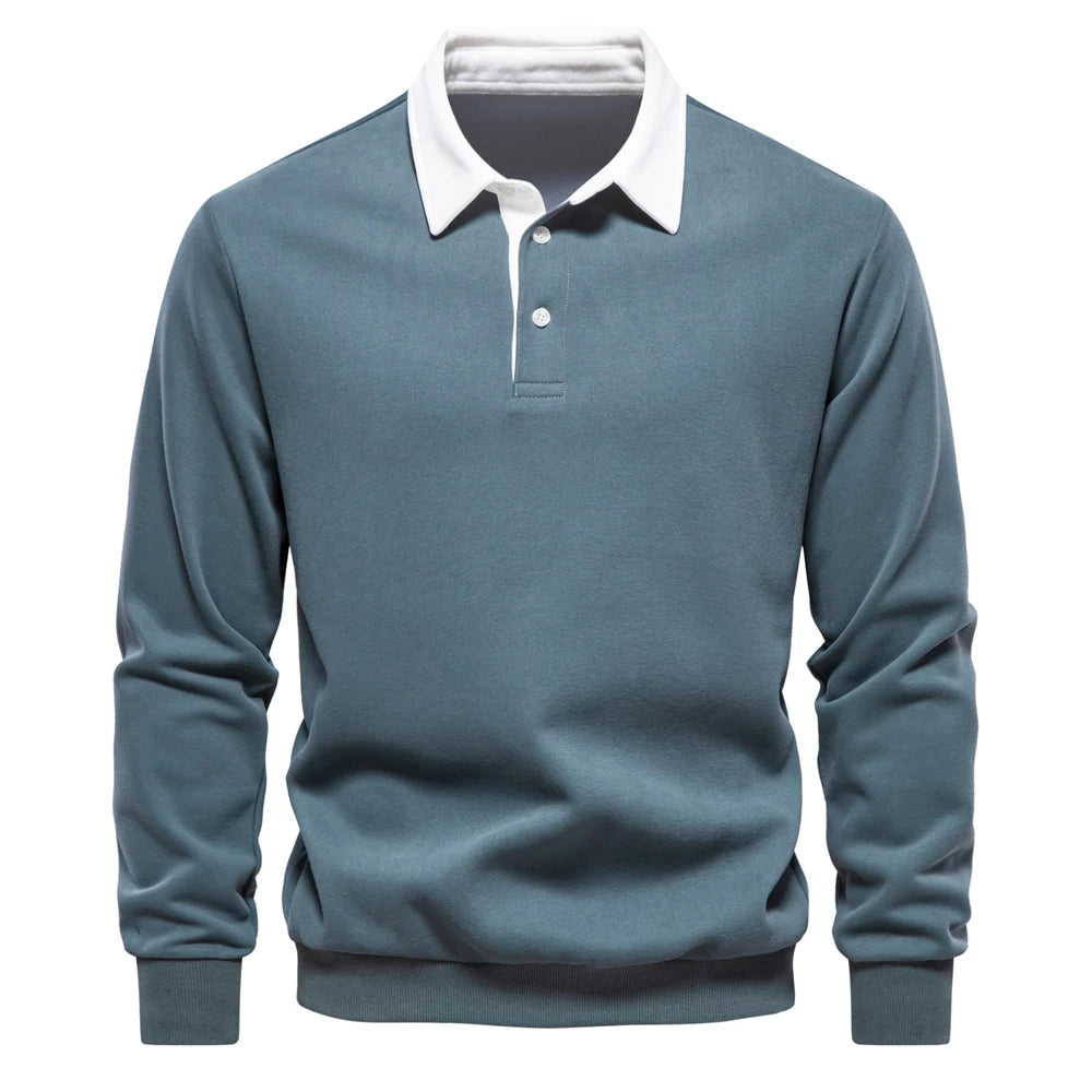 Men’s Polo Neck Sweatshirt