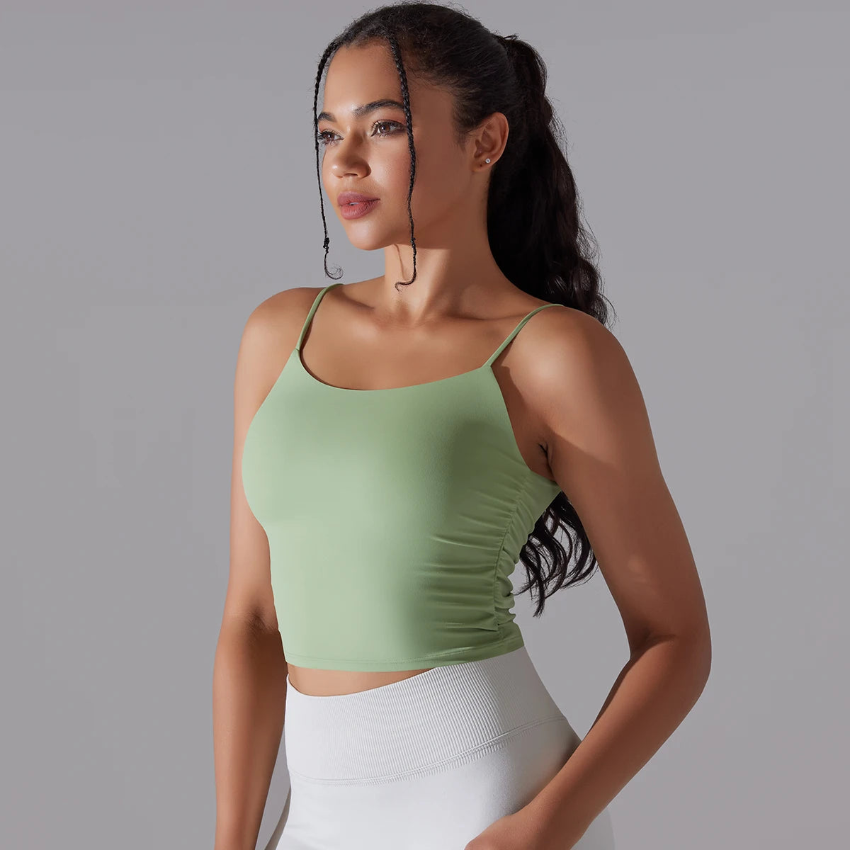 Women's Seamless Cropped Support Bra