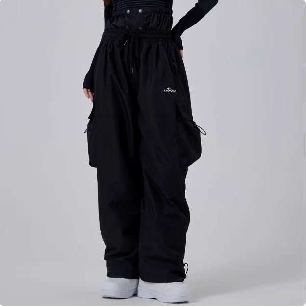 Women's Waterproof Baggy Ski Pants – Windproof & Insulated