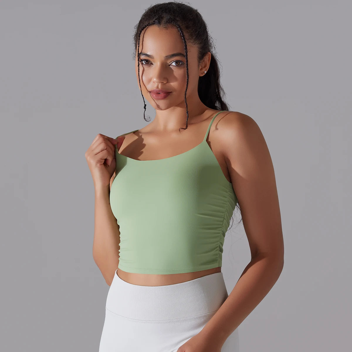 Women's Seamless Cropped Support Bra