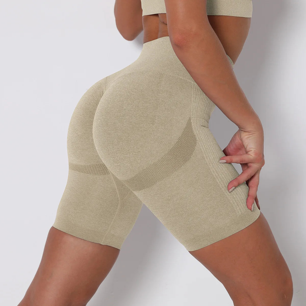 Seamless High-Waist Booty Shorts