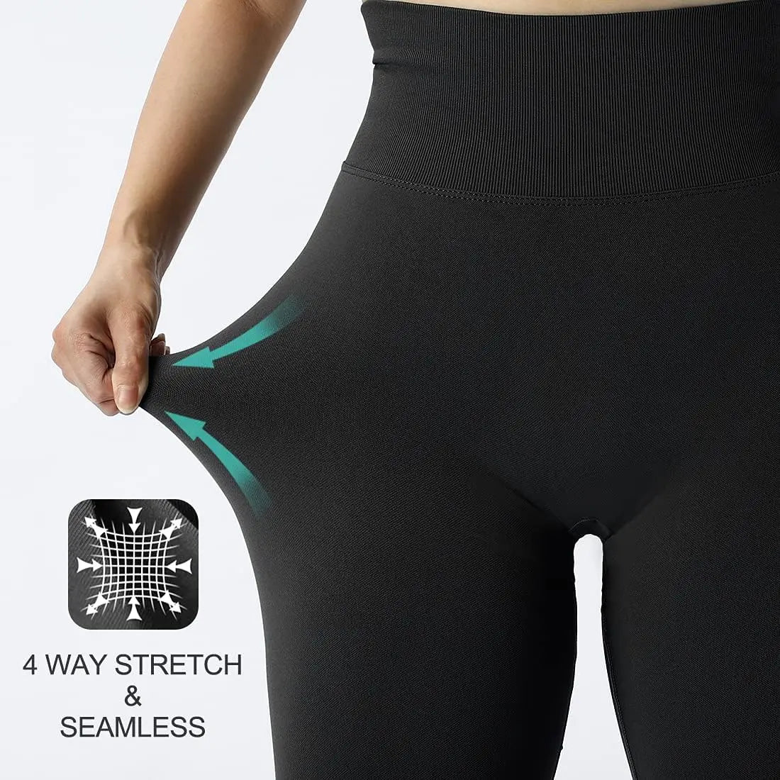 Seamless High-Waist Leggings – Sculpting & Stretchy