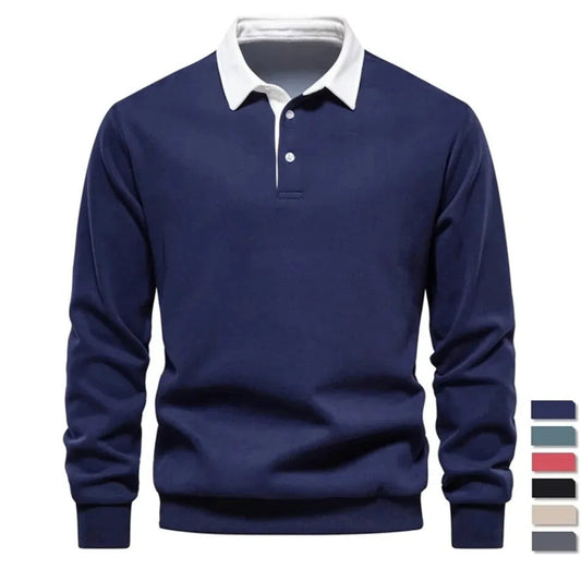 Men’s Polo Neck Sweatshirt